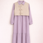 Lavender with Beige Overlay