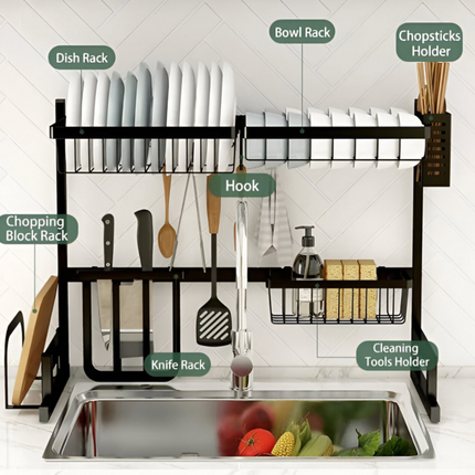 Over the Sink Kitchen Dish Rack