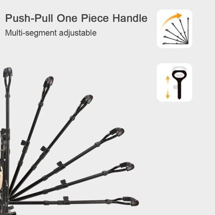 150Kg Load Capacity Heavy Duty Folding Outdoor Camping and Picnic Wagon Trolley