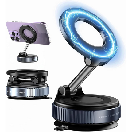 Vacuum Suction Magnetic Phone Holder