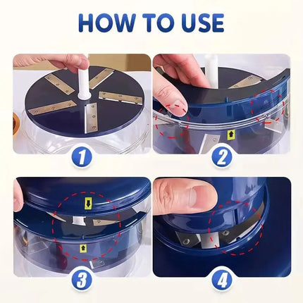 Automatic Electric Fruit & Vegetable Peeler-Food Processor for Fast, Hands-Free Peeling