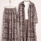 Brown Ethnic Print