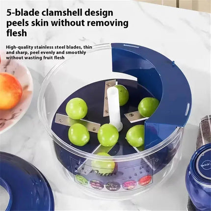 Automatic Electric Fruit & Vegetable Peeler-Food Processor for Fast, Hands-Free Peeling