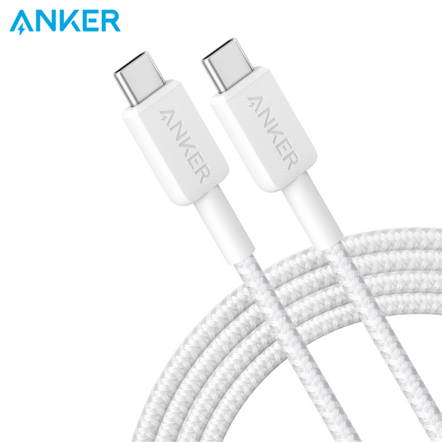Anker 322 Nylon Braided USB-C to USB-C Cable (3ft / 0.9m)