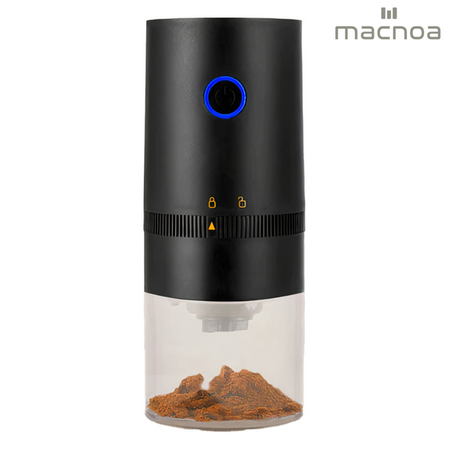 Macnoa Coffee Grinder - Portable Burr Coffee Grinder with Adjustable Grind Size