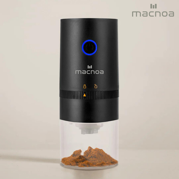 Macnoa Coffee Grinder - Portable Burr Coffee Grinder with Adjustable Grind Size