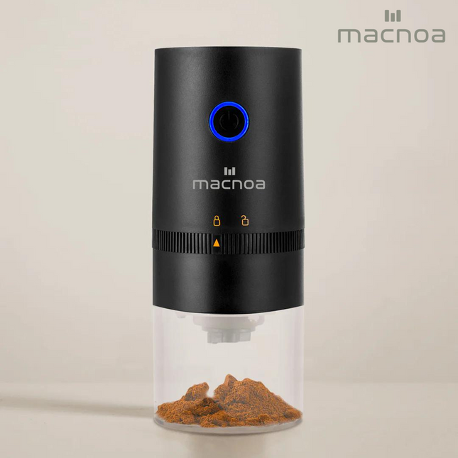Macnoa Coffee Grinder - Portable Burr Coffee Grinder with Adjustable Grind Size