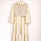 Cream with Beige Overlay