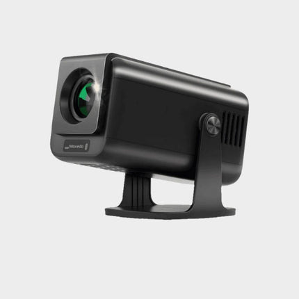 Moxedo Astra Portable Smart Projector | Portable for Home & Outdoor Movie Theatre | 1080P FHD, 4K Support | Built-in 5W HiFi Speaker | Android 13 | 300 Ansi Lumens - Black