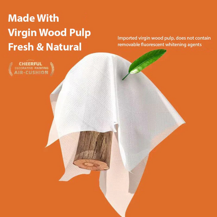 4x Ply Extra Thick Premium Tissue Paper - Soft & Skin-Friendly Tissues (Pack of 4 Bags/Carton)