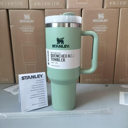 Stanley Quencher H2.0 FlowState Tumbler – 40oz | Hot Pink Stainless Steel Travel Mug