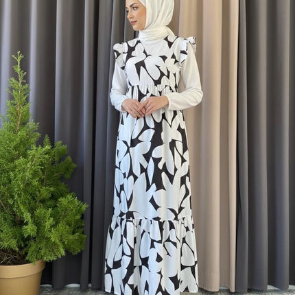 Chic Layered Floral Maxi Dress Set