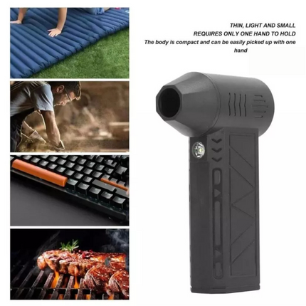 Cordless Air Duster, Handheld Turbo Blower Violent Fan With Brushless Motor, Mini Jet Fan