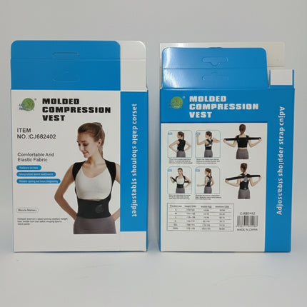 Molded Compression Vest: Instant Posture Support & All-Day Comfort
