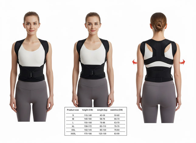 Molded Compression Vest: Instant Posture Support & All-Day Comfort