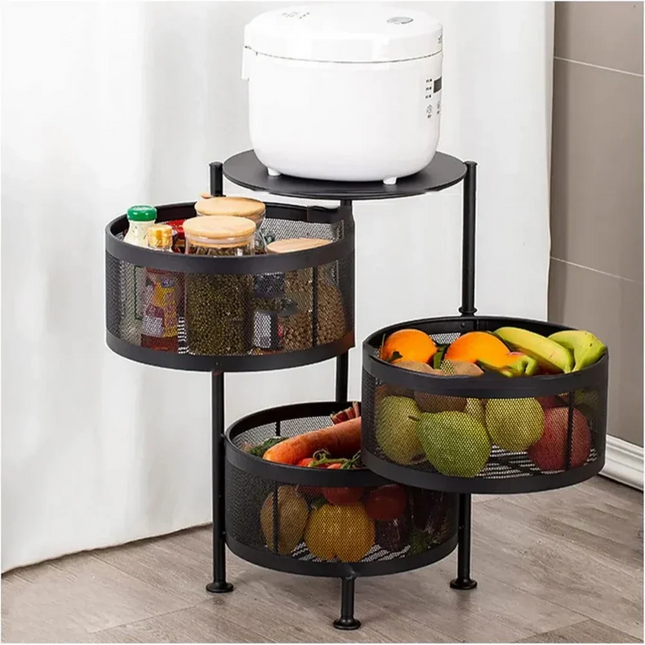 Kitchen Round Shelf 3 Layer