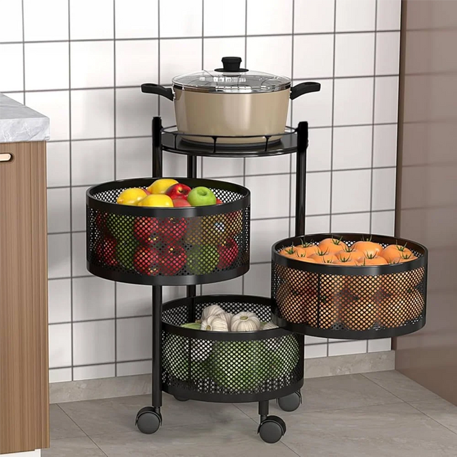 Kitchen Round Shelf 3 Layer