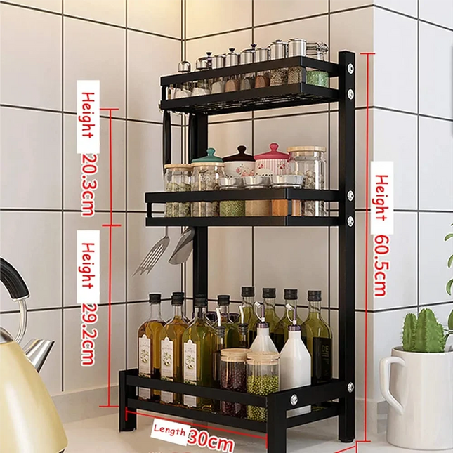 Kitchen Spice Rack 3 Tier