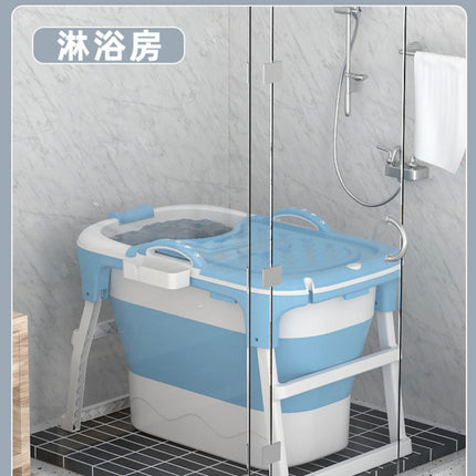 Portable Collapsible Soaking Bathtub for Adults | Home Spa Tub