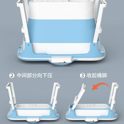 Portable Collapsible Soaking Bathtub for Adults | Home Spa Tub