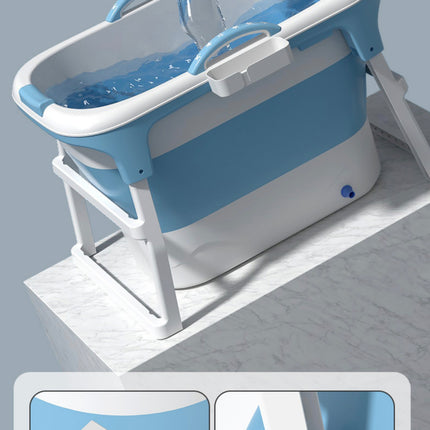 Portable Collapsible Soaking Bathtub for Adults | Home Spa Tub