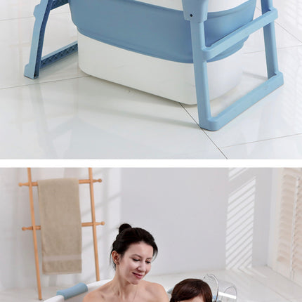 Portable Collapsible Soaking Bathtub for Adults | Home Spa Tub