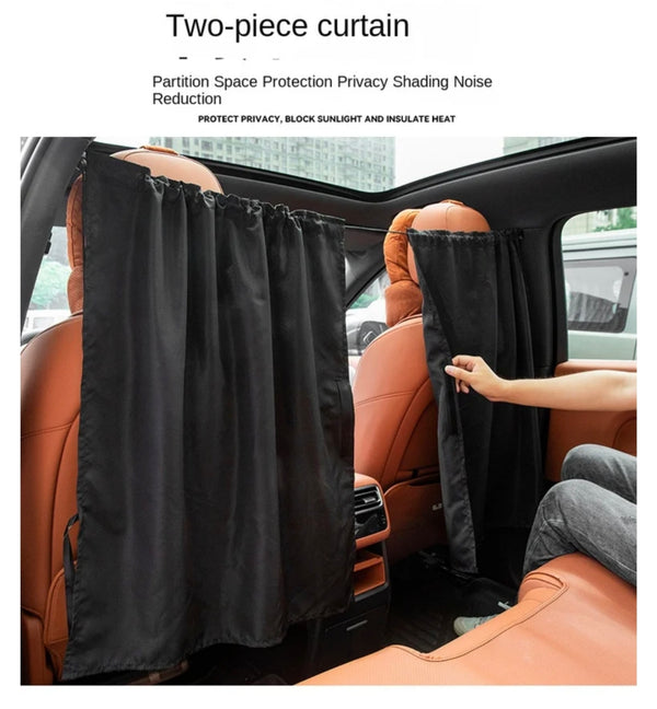 Car Privacy Curtains & Magnetic Sunshades for Camping & Napping