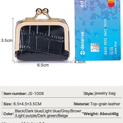 The Pocket Vault™ – Genuine Leather Mini Jewelry & Accessory Case