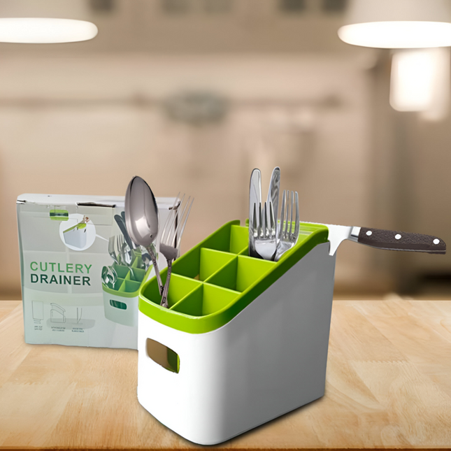 Utensil & Cutlery Holder Drying Organizer Rack