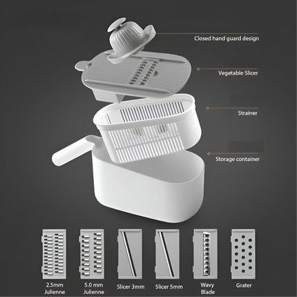 Multi-functional Safety Vegetable Grater for Kitchen