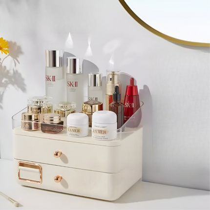 Premium Cosmetic Storage Box – Elegant Vanity Organizer