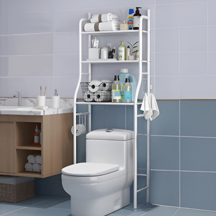 Over-The-Toilet Storage Rack – 3-Tier Bathroom Organizer Shelf