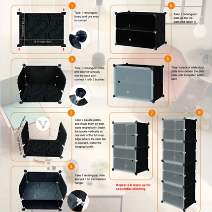 Multi Tier Shoe Rack with Cover, Shoe Cabinet with Doors