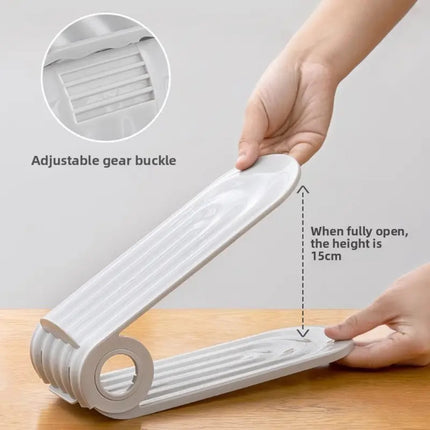 Adjustable Shoe Stacker Organizer – Double Your Shoe Space (Pack of 4)