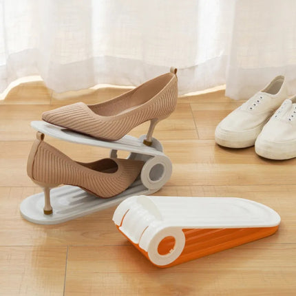 Adjustable Shoe Stacker Organizer – Double Your Shoe Space (Pack of 4)