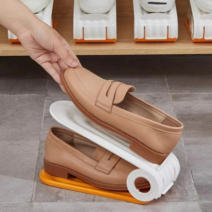 Adjustable Shoe Stacker Organizer – Double Your Shoe Space (Pack of 4)